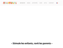 Tablet Screenshot of mombini.com